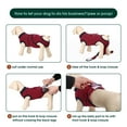 thumbnail image 4 of Kuoser Dog Surgical Recovery Suit Dogs Cat Onesie after Surgery,Red,L, 4 of 8