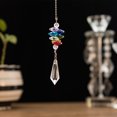 thumbnail image 3 of Bola de iluminación de cristal, colgante octágono de hoja de red, adorno de cristal artesanal para decoración de ventana y jardín, 3 of 5