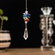 thumbnail image 3 of Bola de iluminación de cristal, colgante octágono de hoja de red, adorno de cristal artesanal para decoración de ventana y jardín, 3 of 5