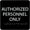 Black, variant on ADA CENTRAL SIGNS - 6" X6" Authorized Personnel Only Sign - ADA Compliant Tactile Graphics Grade 2 Braille Text Acrylic Wall Sign - Do Not Enter, Private Property, Safety Secure Restricted Area Signs