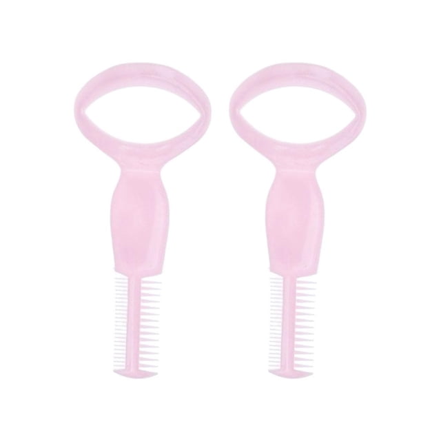 Eyelash Mascara Guard, Lash Separator Comb, And Eyebrow Brush Grooming