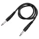 thumbnail image 4 of Cable de guitarra Cable de audio negro para teclado de bajo de guitarra eléctrica, 4 of 6
