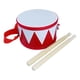 thumbnail image 2 of Batería infantil, tambor de madera, instrumento musical, tambor de mano rítmico. Triángulo rojo, 2 of 9