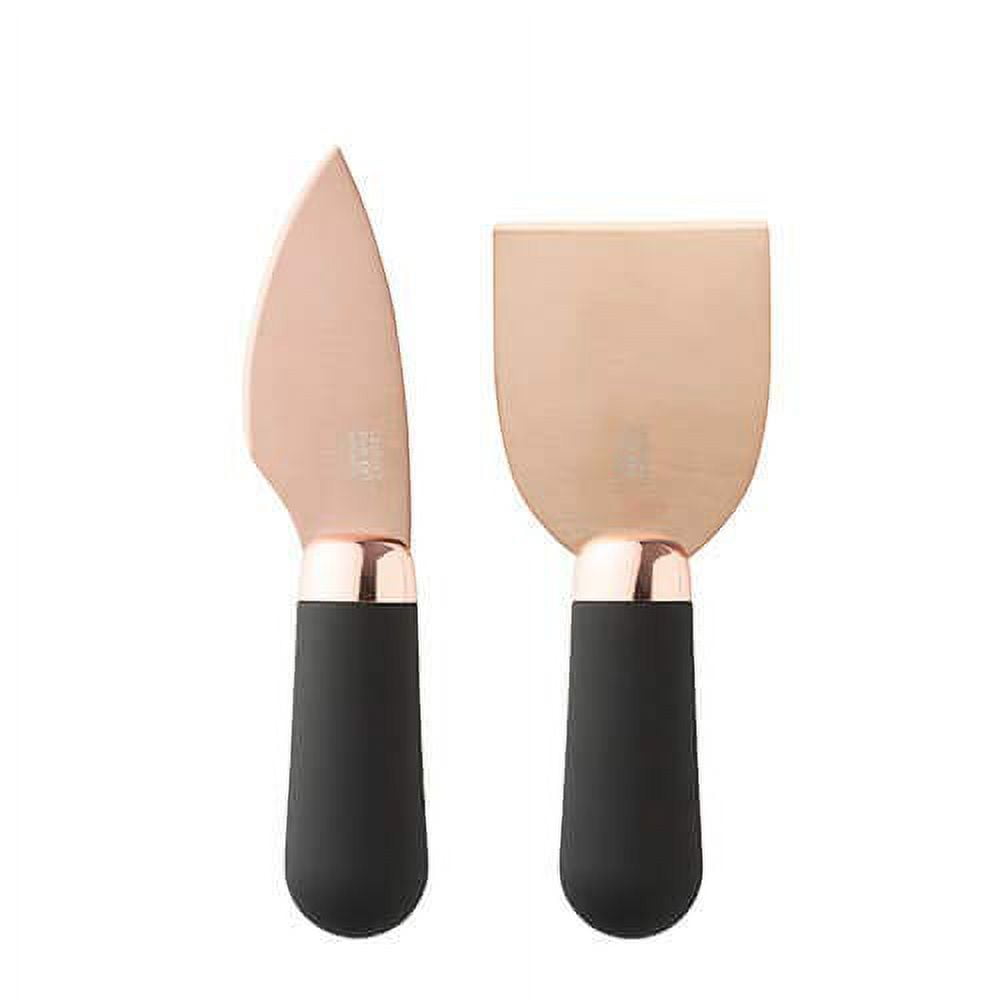 Taylor Eye Witness Brooklyn Rose Gold Cheese Knife Set Plus State Cheese Serving Board