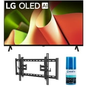 LG OLED65B4PUA 65 Inch OLED B4 4K Smart TV with Dolby Vision with a Walts TV TILT-EXTENSION-37-90 Tilt Mount for 37"-90" Compatible TVs and Walts HDTV Screen Cleaner Kit (2024)