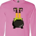 thumbnail image 4 of Inktastic Halloween, Witch Cauldron, Witch Legs, Potion Long Sleeve T-Shirt, 4 of 5