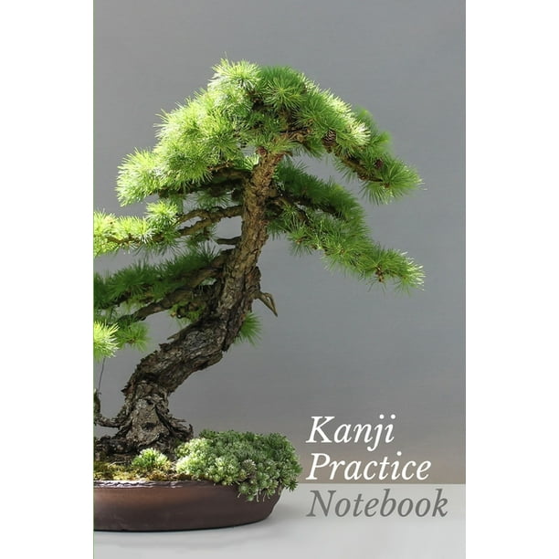 Kanji Practice Notebook Bonsai Tree Japanese Writing Book (Paperback