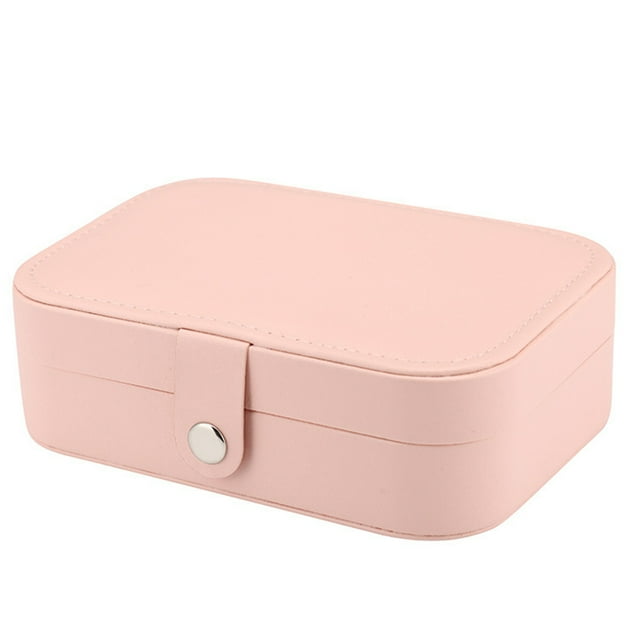 Caja organizadora de joyas Naiovety exhibición rosa
