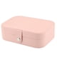 thumbnail image 1 of Inteprter Caja de almacenamiento de joyas portátil, organizador antiarañazos, estuche de gran capacidad, cajas de viaje, aniversario, Almacenamiento y organización del hogar Rosa, 1 of 6