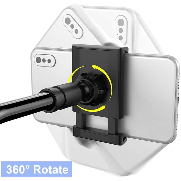 Soporte para cámara web, soporte para teléfono con tornillos universales de 1/4 de pulgada, brazo Flexible, soporte de montaje en cuello de cisne para cama de escritorio 360 para teléfono móvil