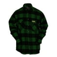 thumbnail image 3 of Hickory Shirt Co. Buffalo Flannel Plaid Shirt, Red - Large, 3 of 3