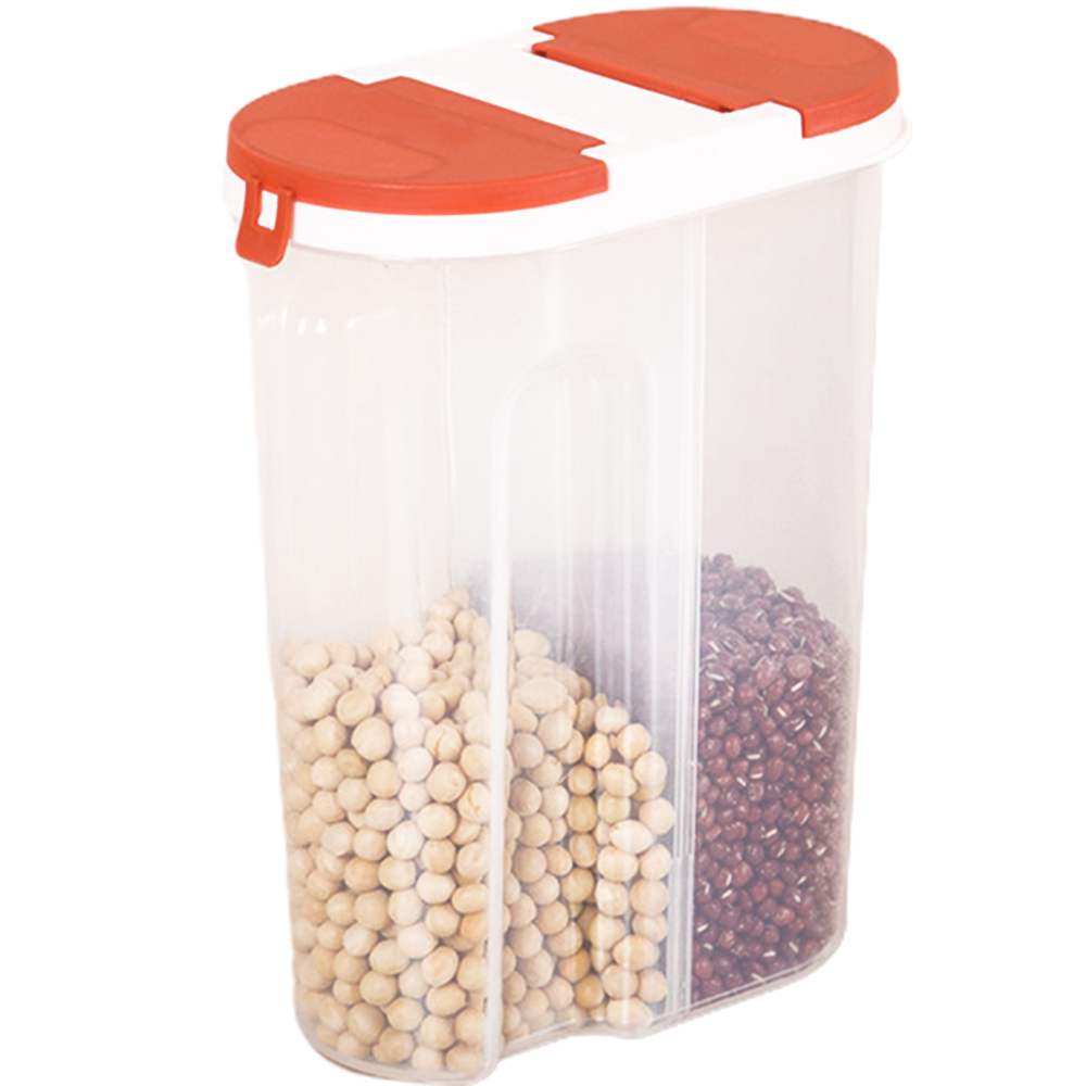 Food Storage Container Plastic Clear Dry Goods Container for Flour and