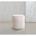 thumbnail image 2 of Pemberly Row Ottomane / Tabouret Beige Moderne / Contemporain en Tissu Microsuède Doux, 2 of 8