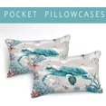 thumbnail image 4 of Bedding Set Sea Turtle Comforter Set Queen Size for Girls Boys Soft Lightweight, 4 of 9