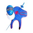 thumbnail image 3 of Máscara de esgrima para práctica de florete, antipuñaladas, malla de alta resistencia, equipo protector, funda de esgrima para niños. Azul, 3 of 9