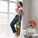 thumbnail image 5 of Balery Cute Blue Frog Pantalones de pijama para mujer, pijamas ultraligeros, pantalones de estar por casa-Small, 5 of 6