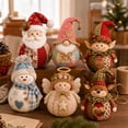 thumbnail image 3 of Christmas Patchwork Fabric Doll DIY Kit - Pick 1 of 9 Styles, Pre-Cut Sewing Set, Holiday Home Decor & Handmade Gift, 3 of 4