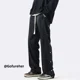 thumbnail image 2 of Pantalones casuales de pierna recta y holgados de moda para hombre, pantalones deportivos a prueba de viento de estilo coreano de verano, pantalones de marca de moda para hombre, 2 of 5