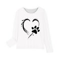 thumbnail image 3 of KkSLirnhs Girls Shirts Long Sleeve Graphic 7 Years Girls Long Sleeve Spring 2025 Shirts Cute CrewNecks Tops Dressy Casual Blouses Clothes White, 3 of 4