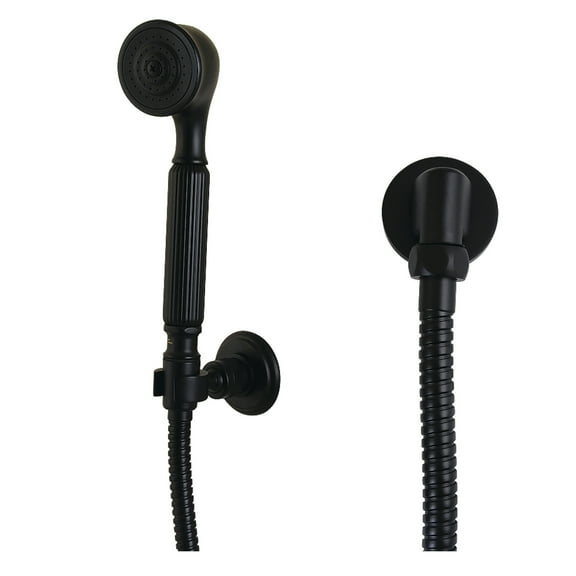 Kingston Brass KX1030SE Restoration Hand Shower Kit, Matte Black