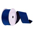 thumbnail image 1 of Vickerman Q215013 2.5 in. x 10 Yards Midnight Blue Fur Felt Ribbon, 1 of 1