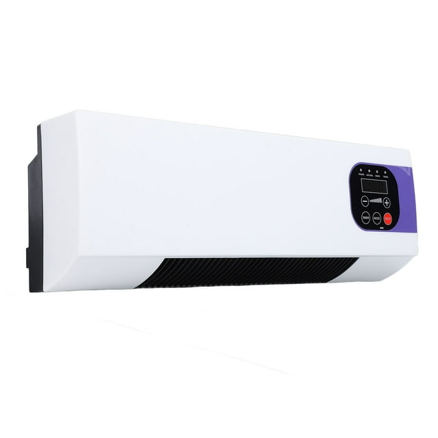 Máquina Calefactora De Pared, Calentador De Pared Eléctrico Altamente Eficiente De Doble Uso Con Control Remoto Para Baños, Dormitorios Y Varios Escenarios