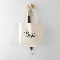 thumbnail image 5 of CafePress - Bestie Tote Bag - Unisex Canvas Tote Bag, Beige, 1-Piece, 5 of 7