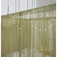 thumbnail image 3 of Canopy for Girls Room Bed Curtains Sheer Curtain for Twin Full Queen Size Bed Drapes,8 Panels Canopies with Light,Room Décor(Twin,Sage Green), 3 of 5