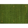 thumbnail image 1 of Ahgly Company Indoor Rectangle Contemporary Seaweed Green Abstract Area Rugs, 5' x 8', 1 of 6