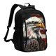 thumbnail image 1 of Fotbe Retro American Eagle A Mochila con Estampado y Puerto USB para Hombre y Mujer, Mochila Antirrobo, Mochila de Viaje, Mochila Escolar, Mochila Universitaria, 1 of 7