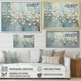 thumbnail image 4 of Designart "Peaceful Blue And White Dogwood III" Dogwood Floater Framed Wall Decor, 4 of 5