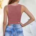 thumbnail image 6 of Roncen V Neck Tank Tops for Women 2026 Summer Fashion Clothes Sexy Casual Ribbed Fitted Sleeveless Going Out Tops, 6 of 6