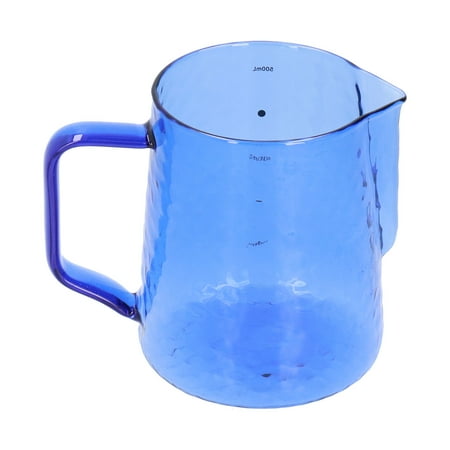 

Milk Frothing Pitcher 500ml Easy To Clean Frother Jug Multipurpose For Festival For Party Blue