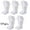 White, variant on 5 Pack Baby Girls Knee High Socks Long Bow Socks for Baby Girls,White,(0-1Year)