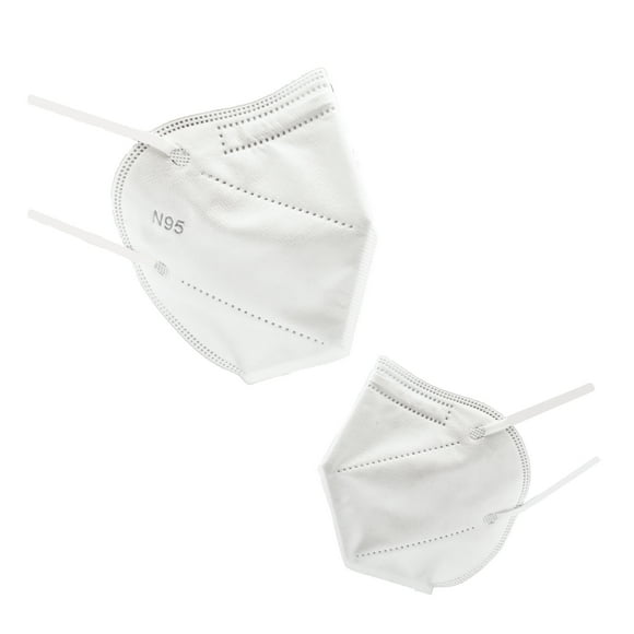 Cubrebocas N95 20 UNIDADES IDC MASK CUBREBOCAS BLANCO N 95