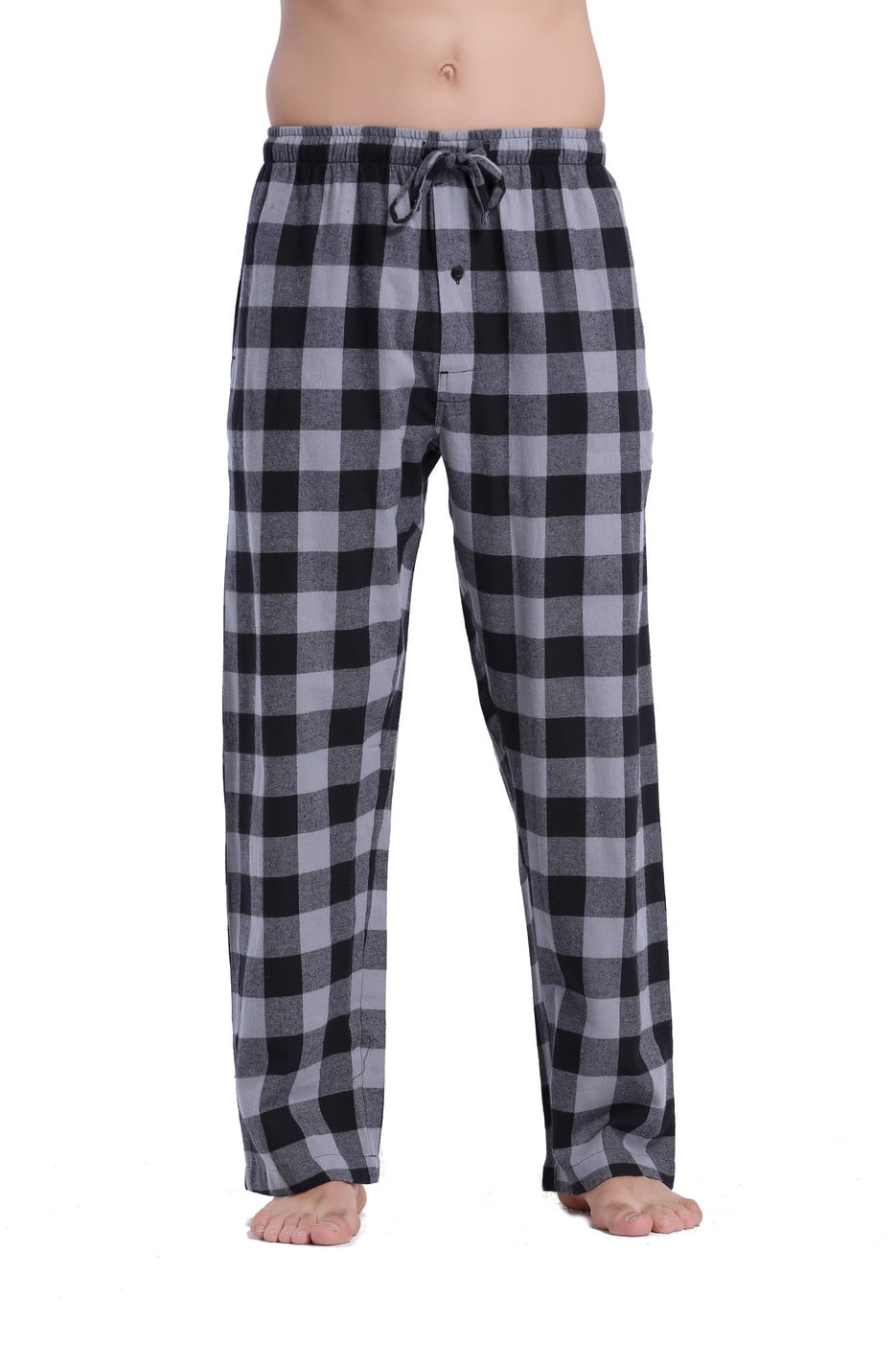 CYZ Mens 100/% Cotton Flannel Plaid Pajama Pants