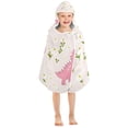 thumbnail image 7 of Cartoon Little Dinosaur Toddler Hooded Beach Towel 24" x 50" Kids Bath Towels Soft Quick Dry for Swim Pool Boys Girls, 7 of 7