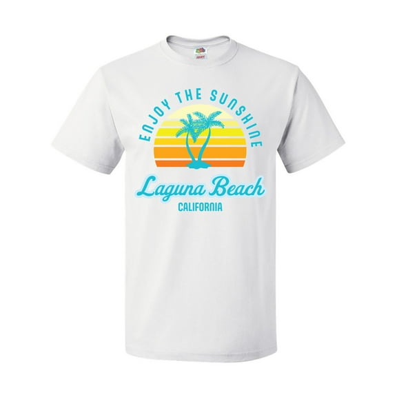 Inktastic Summer Enjoy the Sunshine Laguna Beach California in Blue T-Shirt