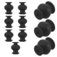 thumbnail image 6 of WORGEOUS  10 Pcs Gloss Shock Absorber Ball Method Water Pipe Valve Direct Air Compressor Black, 6 of 8