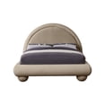 thumbnail image 7 of Meridian Furniture Madrid Taupe Velvet King Bed, 7 of 7