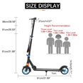 thumbnail image 2 of Asewon Adult Scooter Upgrade ,Adjustable Height, Hand Disc Brake  Rear Brake, Foldable, Lightweight Aluminium Alloy Commuter Big Wheels Scooter for Adults Teens, 2 of 11