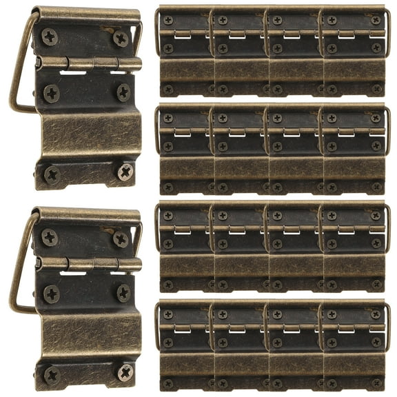 Wooden Box with Wire Mini Decor Heavy Duty Hinge Cabinet Hinges Kitchen Metal for Case