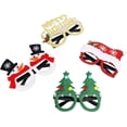 thumbnail image 4 of Gafas de Navidad con purpurina, montura de gafas de fiesta, 12 piezas Namotu HMHZ1924, 4 of 5