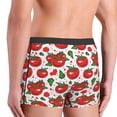 thumbnail image 5 of Daiia Hand Drawn Tomatoes Men's Underwear Boxer Briefs, Cotton Stretch Moisture-Wicking Underwear-Small, 5 of 9