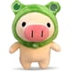 thumbnail image 1 of Plush Animal Piggy Doll Cute Pig Plush Toy Doll Creative Doll, 1 of 5