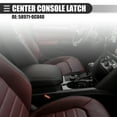 thumbnail image 2 of Palanca de tapa de consola central para Toyota Tacoma 2016-2021 ABS 58971-0C040 Negro 1 Set, 2 of 7