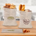 thumbnail image 6 of Limei Grocery Bags Breathable Extra Large Bread Drawstring Bags Reusable Natural for Picnic, 6 of 7