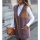 thumbnail image 2 of Cárdigan De Lana, Bolsillo De Abrigo De Lana Elegante Y Esponjoso Para Ir De Compras ANGGREK Otros, 2 of 8