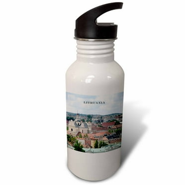 City In Lithuania 21 oz Sports Water Bottle wb-80584-1