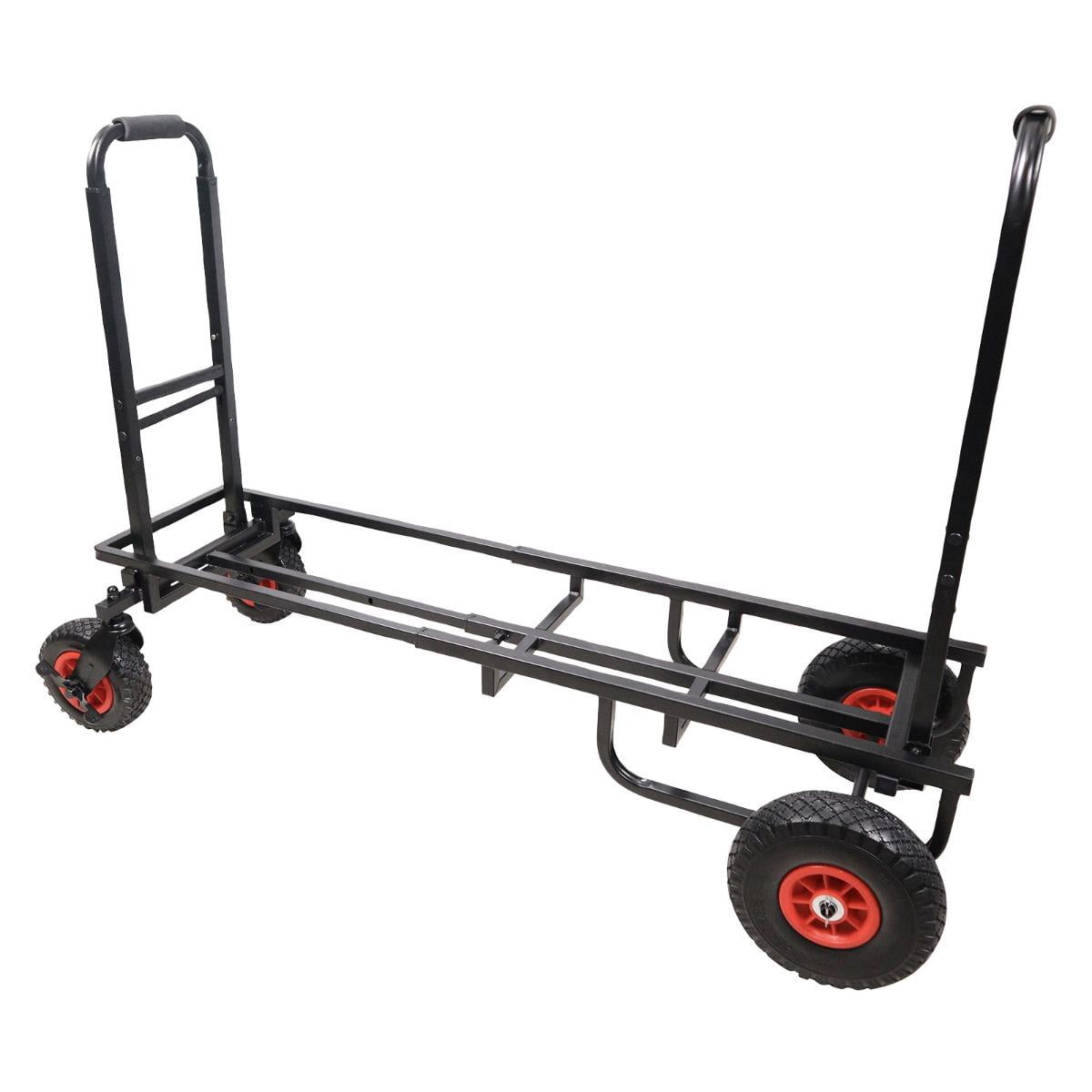ProX X-ROLLNRUN ROLL & RUN Folding 8-in-1 Multi-Cart Rolling Utility Dolly Height Adjustable Rolling Hand Truck